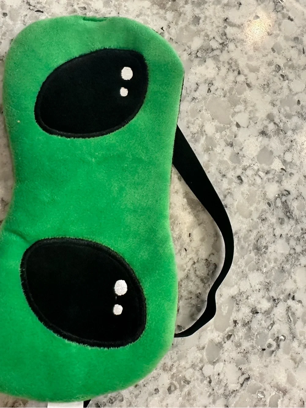 The Creme Shop Green Alien Eye Sleep Mask - Plush Reptile-Themed Eye Cover